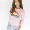 Lola + The Boys Rainbow Bite Sweatshirt New Arrivals