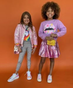 Lola + The Boys Star Lips Sweatshirt New Arrivals