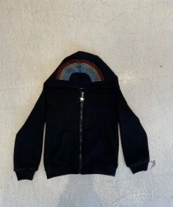 Lola + The Boys Girls Wanderlust Crystal Unicorn Hoodie