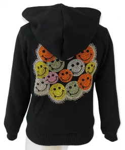 Lola & The Boys All Smiles Crystal Hoodie