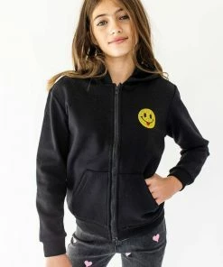 Lola & The Boys All Smiles Crystal Hoodie