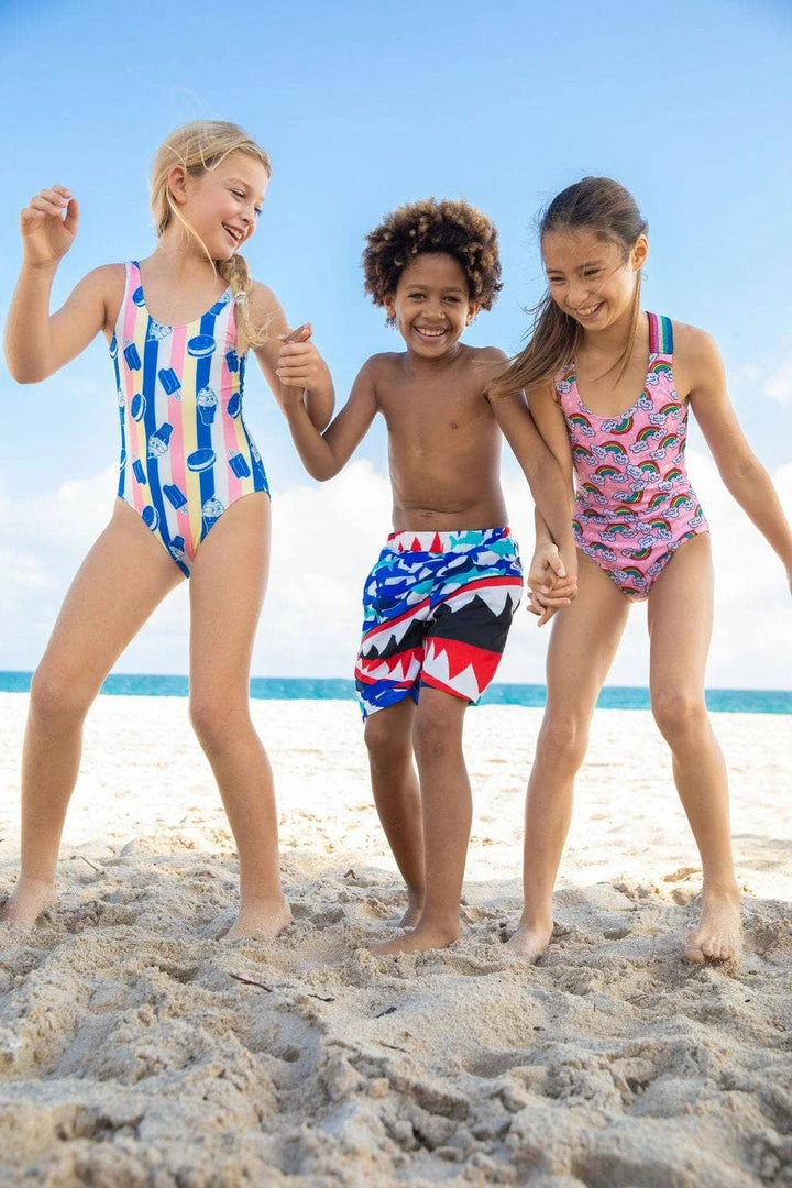Lola + The Boys Double Rainbow Swimsuit New Arrivals 7 Lola + The Boys Double Rainbow Swimsuit New Arrivals