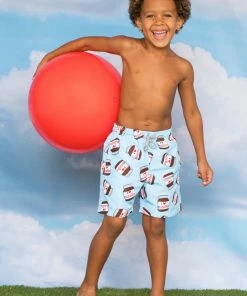 Lola & The Boys Boys Nutella Swim Shorts | Boy's Swimsuit