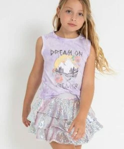 Lola + The Boys Dream On Muscle T Shirt Girls