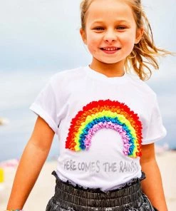 Lola + The Boys 3D Rainbow T-Shirt
