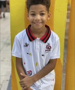 Lola & The Boys Boys Doodle Polo