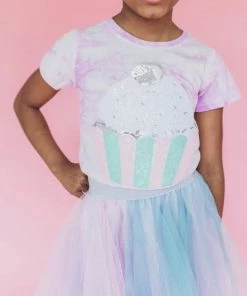 Lola + The Boys Cupcake Tie Dye Tee