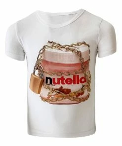 Lola + The Boys Forbidden Nutella Tee White