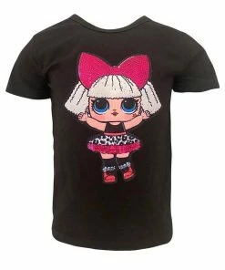Lola & The Boys Girls Sequin Doll T-Shirt 15 Lola & The Boys Girls Sequin Doll T-Shirt