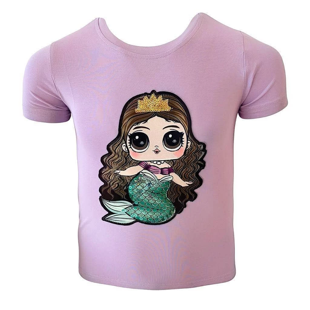 Lola & The Boys Girls Sequin Doll T-Shirt 3 Lola & The Boys Girls Sequin Doll T-Shirt