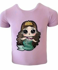 Lola & The Boys Girls Sequin Doll T-Shirt 16 Lola & The Boys Girls Sequin Doll T-Shirt
