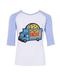 Lola + The Boys Taco Truck Baseball Tee 5 Lola + The Boys Taco Truck Baseball Tee