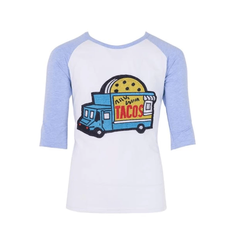 Lola + The Boys Taco Truck Baseball Tee 4 Lola + The Boys Taco Truck Baseball Tee