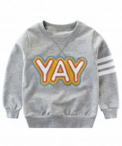 Lola + The Boys YAY Patch Sweatshirt