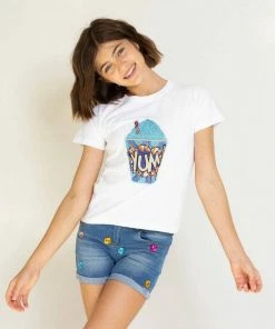 Lola + The Boys Girls Yum Crystal Tee