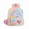 Lola + The Boys New Arrivals Tie Dye Pastel Unicorn Fuzzy Backpack