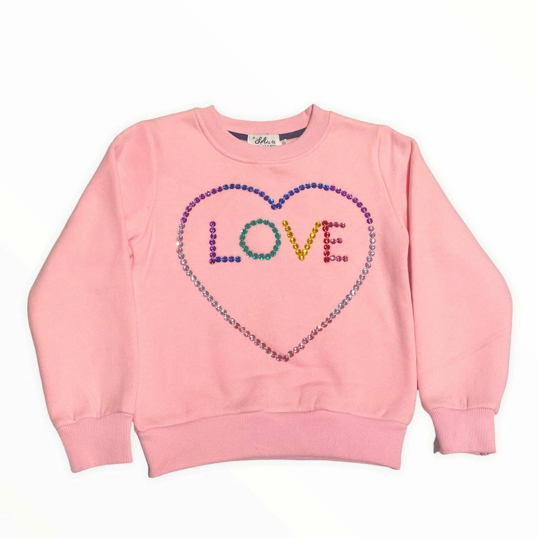 Lola + The Boys Light Bright Love Sweatshirt 7 Lola + The Boys Light Bright Love Sweatshirt